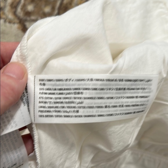 Abercrombie & Fitch Linen Blend High-Waisted Shorts Large - Picture 5 of 5